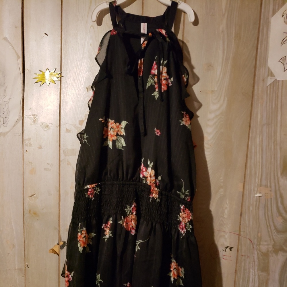 Cold shoulder dress